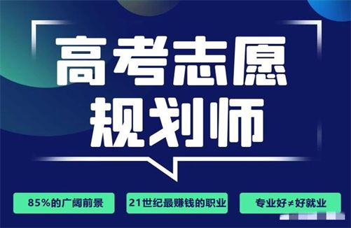 2022年新高考志愿培训师