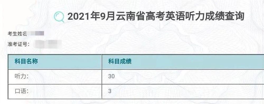 2022新疆高考英语有听力吗