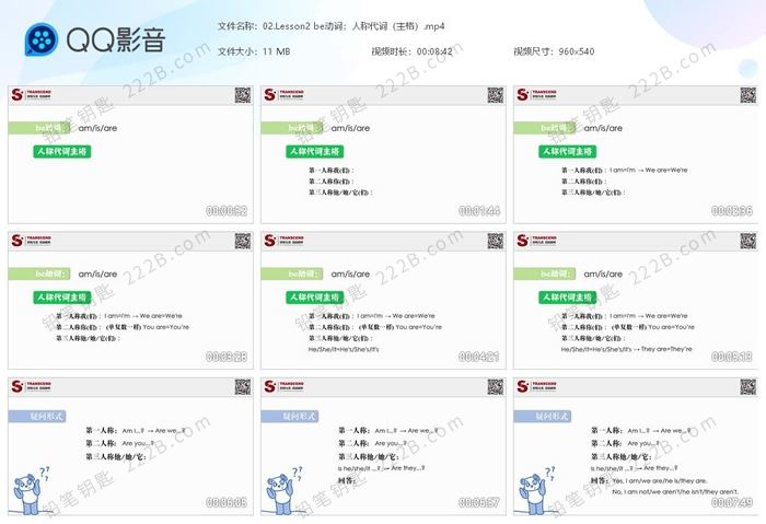 《小学英语语法全突破》全35集120分钟掌握小学核心语法视频 百度云网盘下载