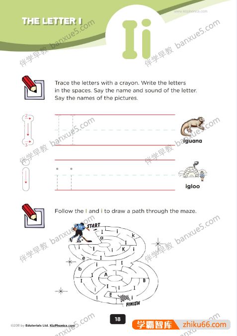 自然拼读教材《kizphonics》Pre-G2共6级PDF电子版