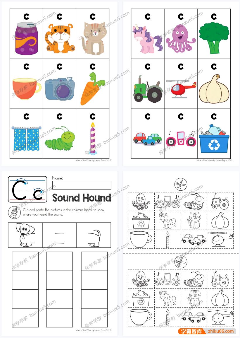 《自然拼读字母书Letter of the Week A-Z》共26册PDF