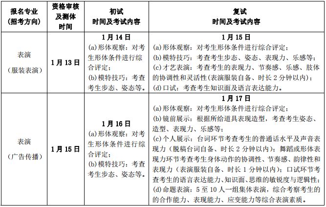 北京服装表演高考培训学校