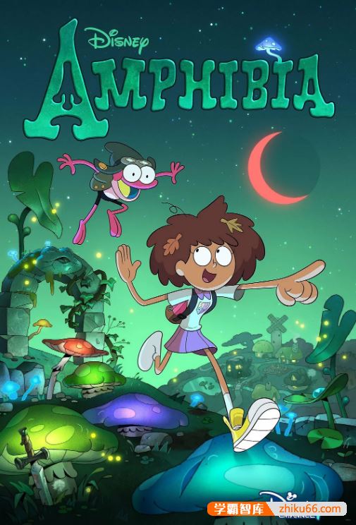 迪士尼奇幻冒险动画《奇幻沼泽 Amphibia》第一二三季英文版全50集