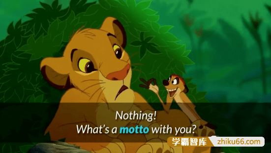 油管超火英语教学资源《通过迪士尼电影学习英语Learn English With Disney Movies》外教精讲36课