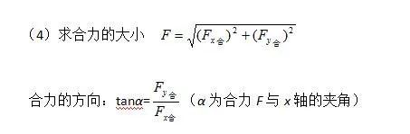 力的分解与合成高三复习