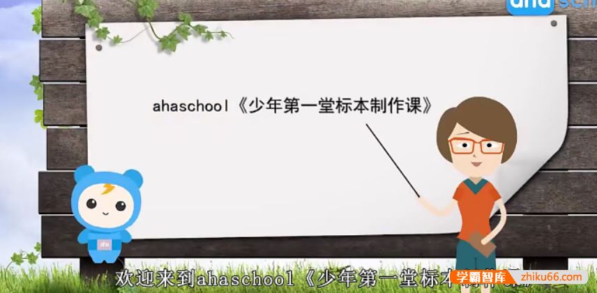 芝麻学社ahashool少年第一堂标本制作课-培养动手能力