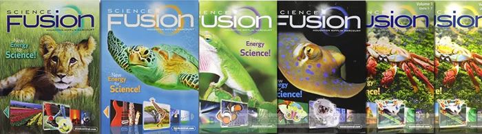 孩子科学启蒙经典,美国顶级科学教材《Science Fusion》GK-G8学生书+教师书+音频