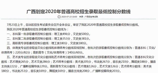 2021江西高考分数线怎么划分