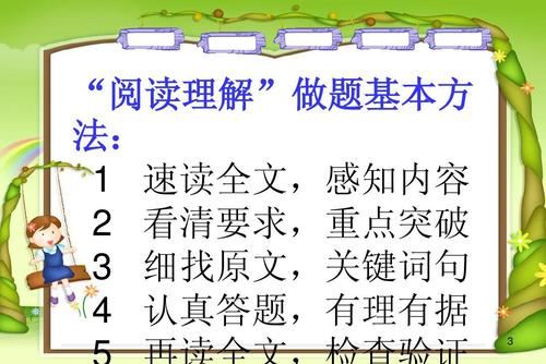 小学语文阅读理解答题,小学阅读理解答题套路