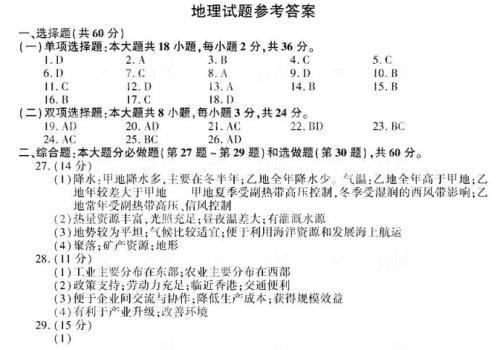 上海地理高考题,地理高考题 全国卷