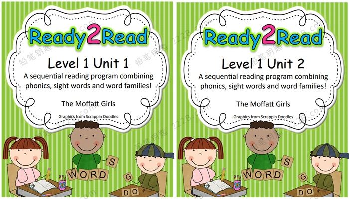 《Ready 2 Read Level 1》Unit1-8英语启蒙游戏书PDF 百度云网盘下载