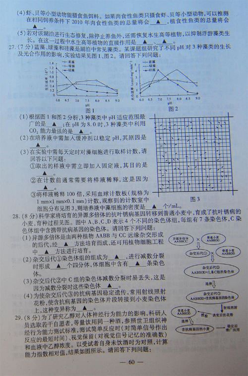 高考生物题及答案,高考生物遗传题真题及答案